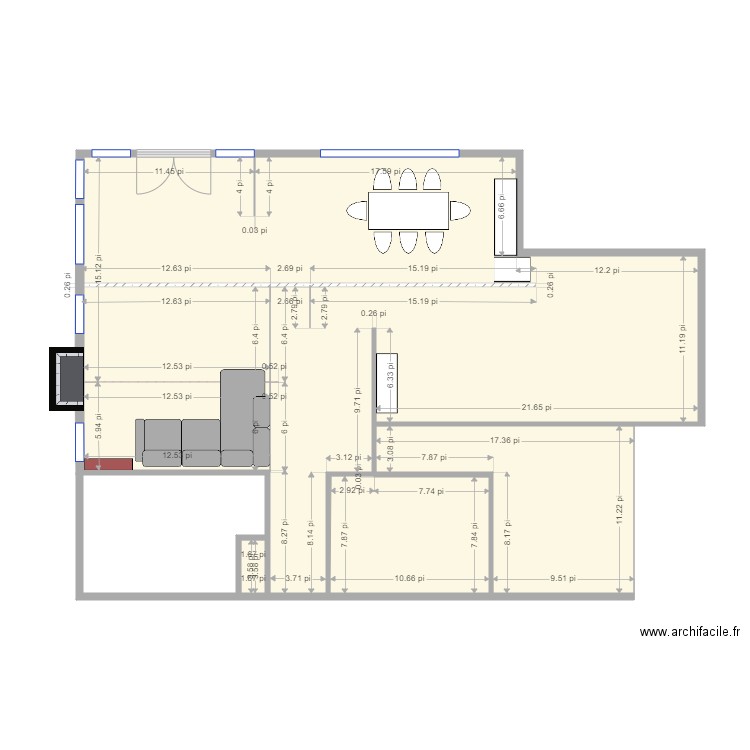 St antoine actuel. Plan de 0 pièce et 0 m2