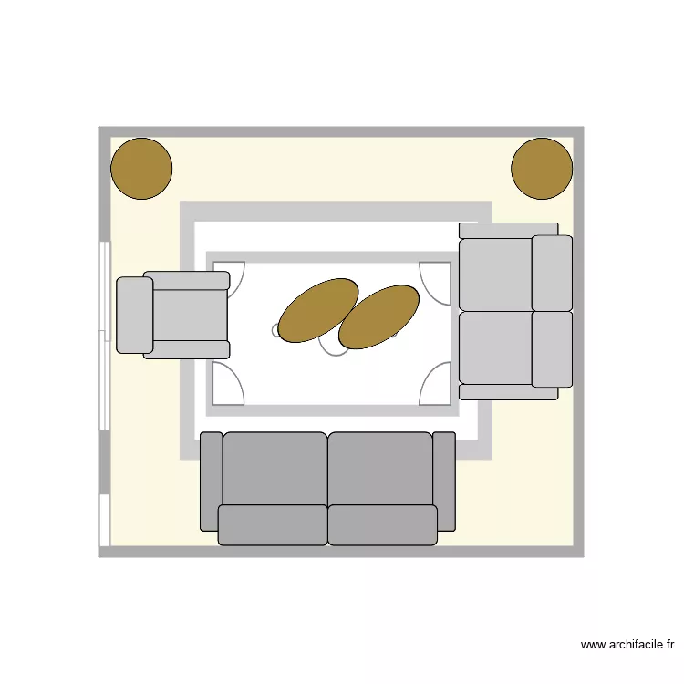 SALON RAYOL NEW. Plan de 