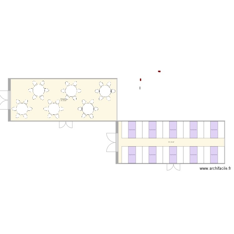 Chapelle. Plan de 0 pièce et 0 m2