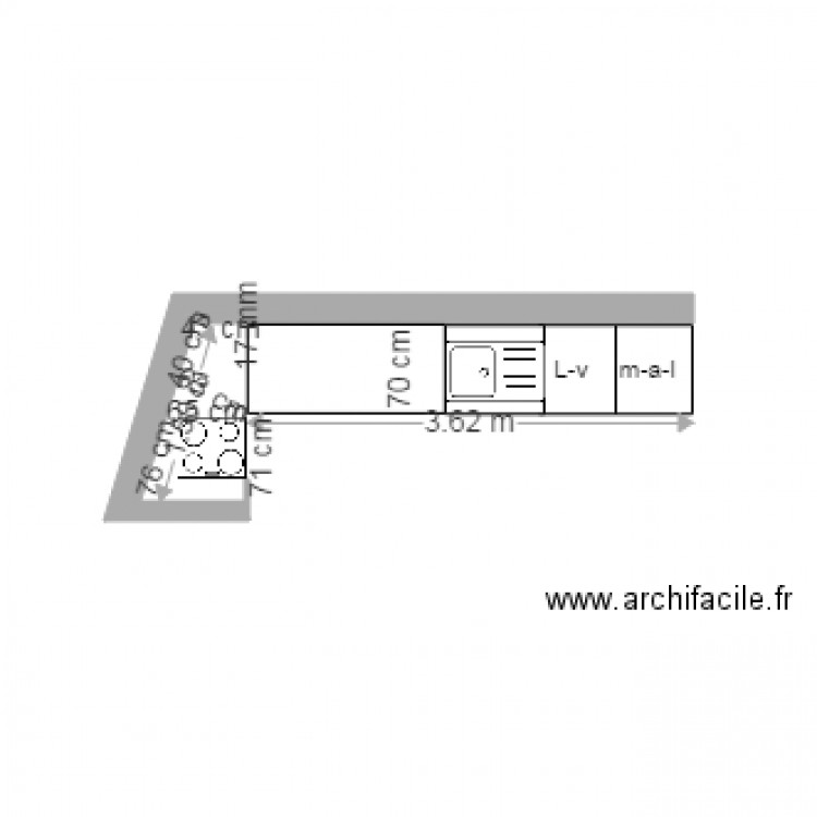 plan de travail. Plan de 0 pièce et 0 m2