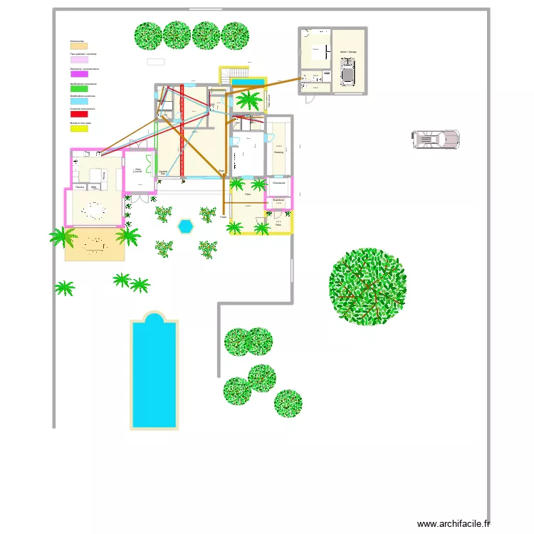 FINCA 2 / Plomberie. Plan de 