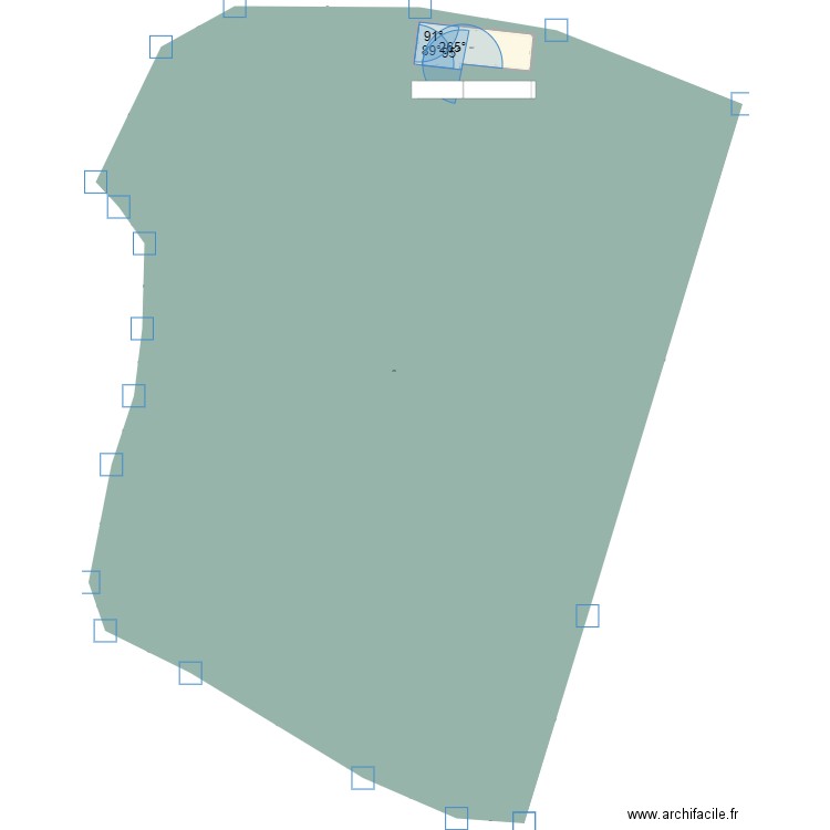 CADASTRE. Plan de 1 pièce et 110 m2