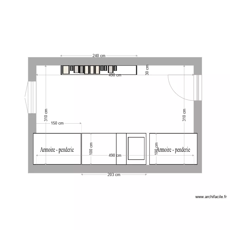 bedroom 2. Plan de 