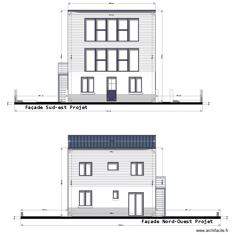 FACADES PASTORELLO PROJET. Plan de 