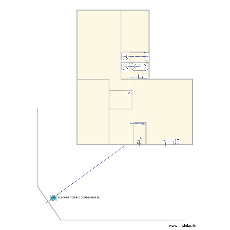 CUBY ASS 1269. Plan de 7 pièces et 123 m2