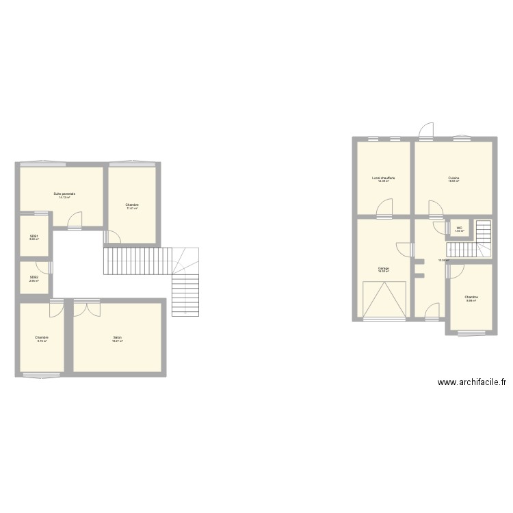 maison villers etage2. Plan de 0 pièce et 0 m2