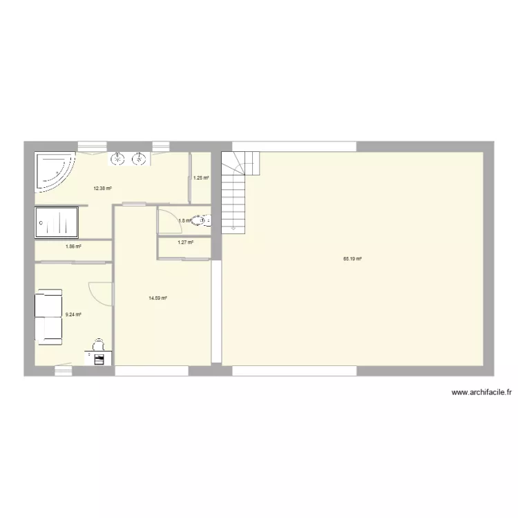 2&egrave;me &eacute;bauche. Plan de 