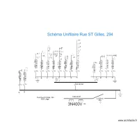 Sch&eacute;ma unifilaire St Gilles 294