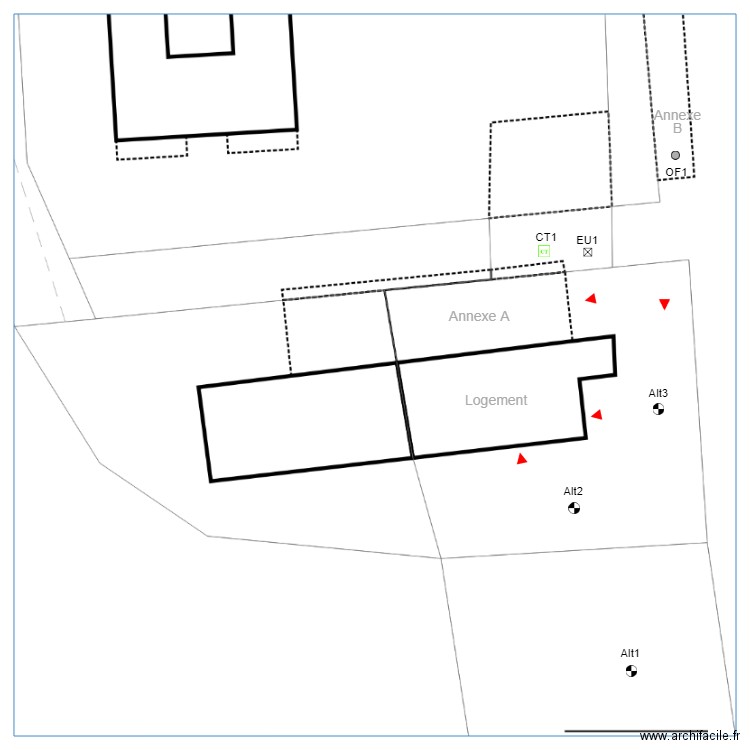 GR0006Parcelle. Plan de 0 pièce et 0 m2