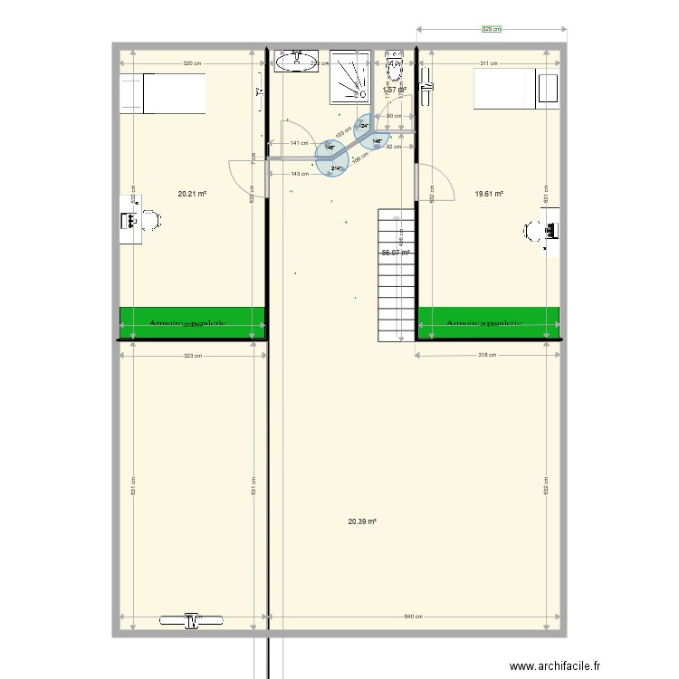 ETAGE CHMABRE FIN. Plan de 0 pièce et 0 m2