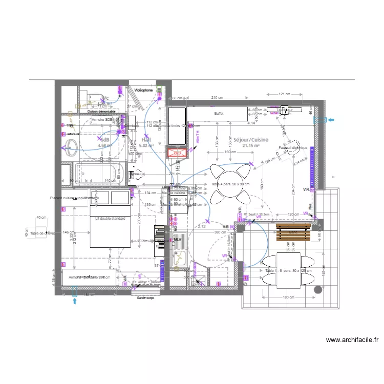 Mamie. Plan de 
