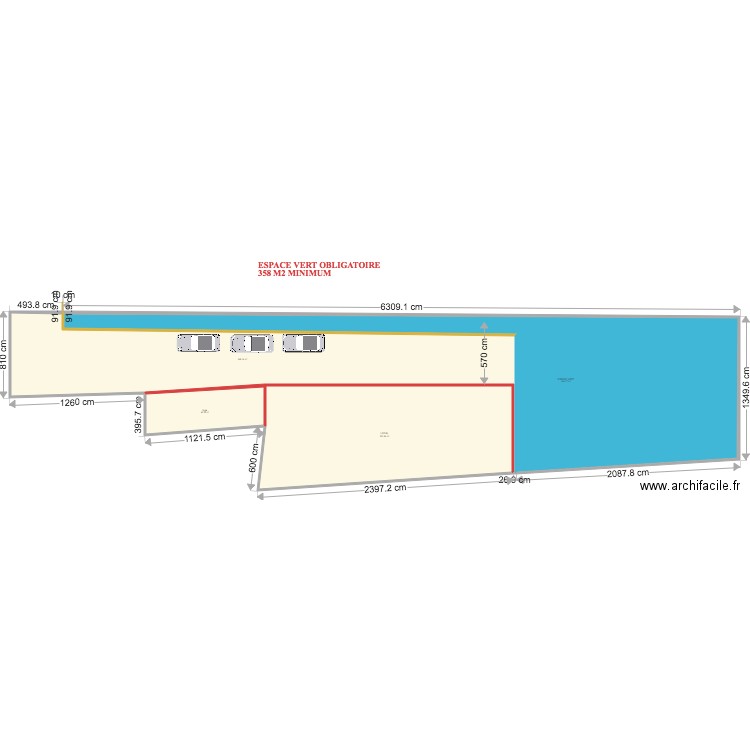 Goussainville V1  emprises  16 122 018. Plan de 0 pièce et 0 m2