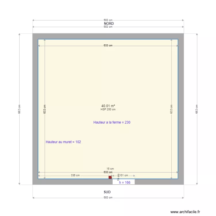 etage Pinceloup 2 NU. Plan de 