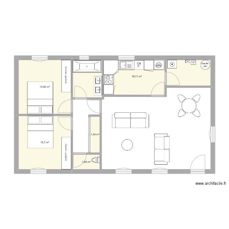 marie france. Plan de 0 pièce et 0 m2