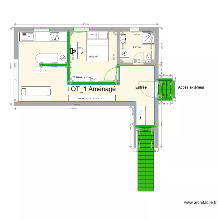 Portet Lot13. Plan de 