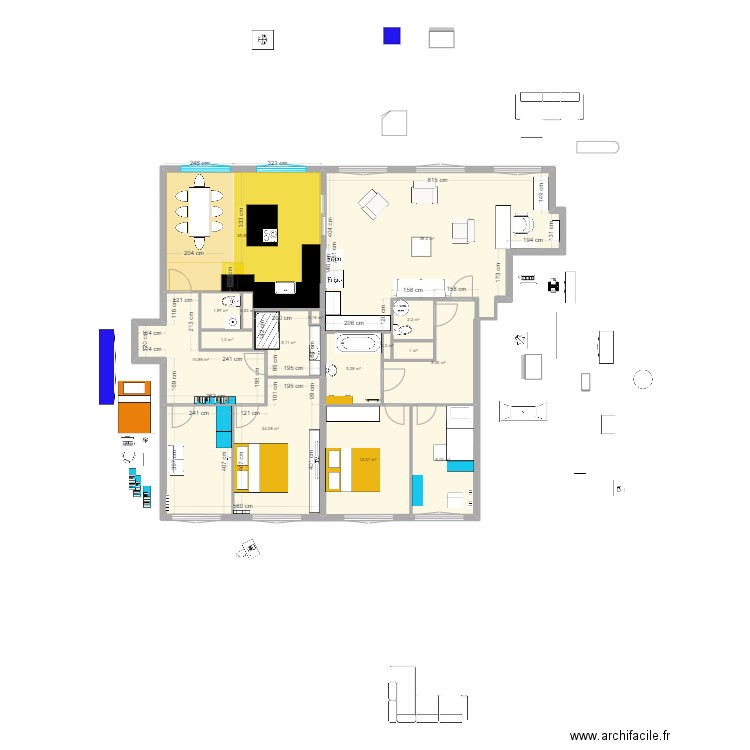 APPART . Plan de 0 pièce et 0 m2