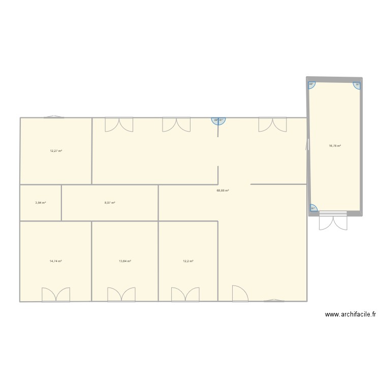 PLANAVANTST. Plan de 8 pièces et 151 m2