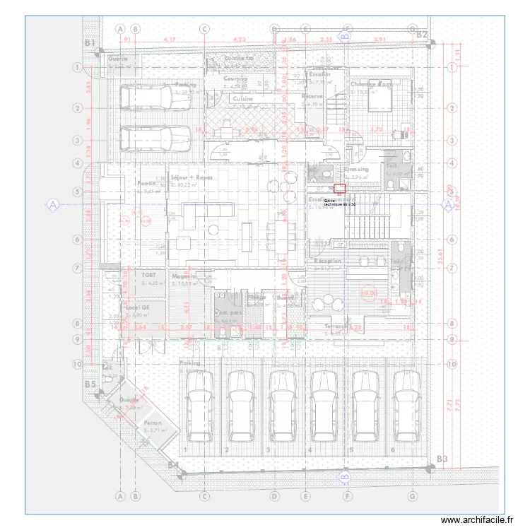 Gaine technique. Plan de 0 pièce et 0 m2