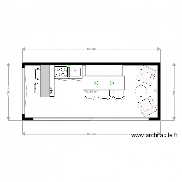 Container MMM1. Plan de 0 pièce et 0 m2