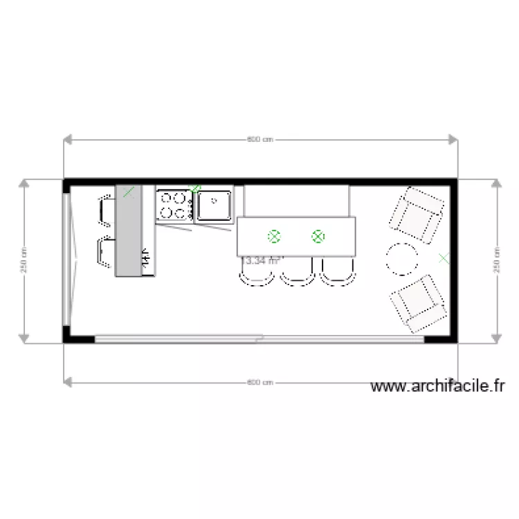 Container MMM1. Plan de 