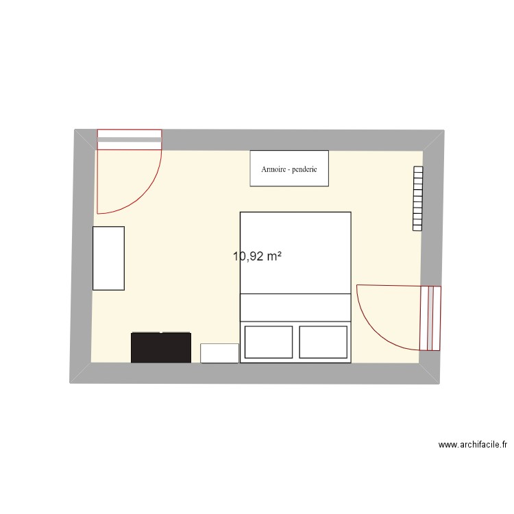 Chambre_Lalie1. Plan de 0 pièce et 0 m2