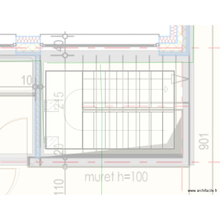 maison. Plan de 11 pièces et 97 m2