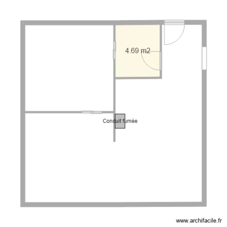 Maison Tulipe. Plan de 