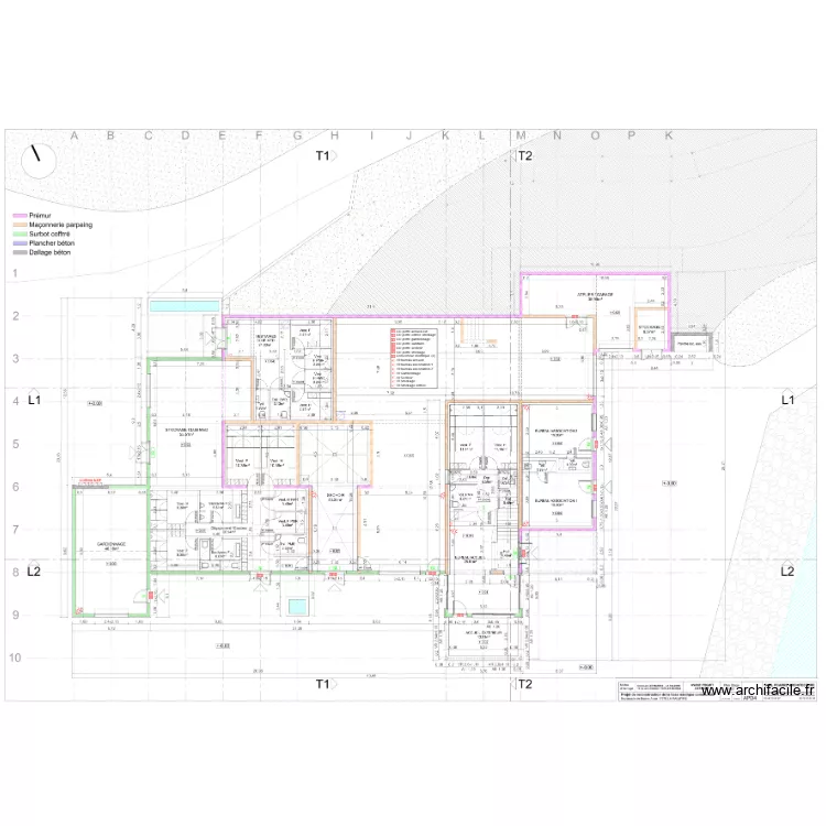 Base Nautique. Plan de Base Nautique. Plan de