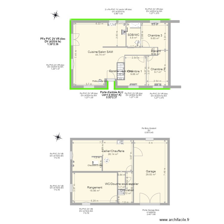 RAGOUT Léa Projet travaux. Plan de 0 pièce et 0 m2