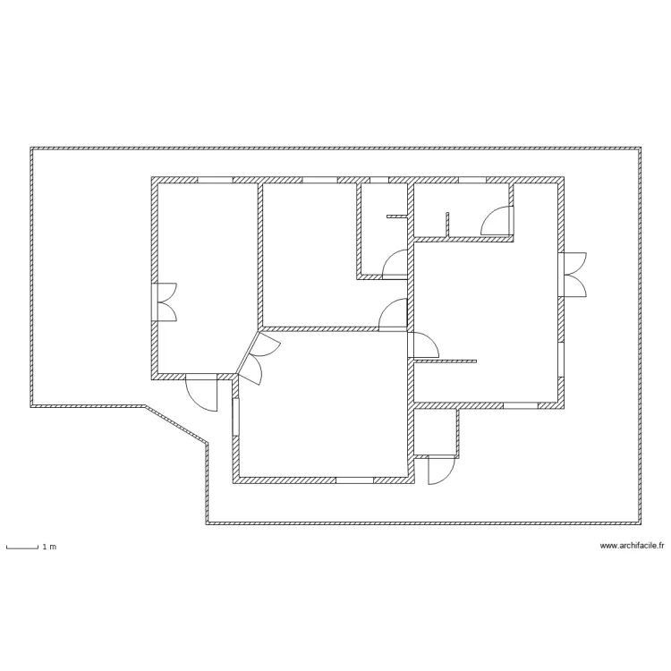 Maison Definitive. Plan de 