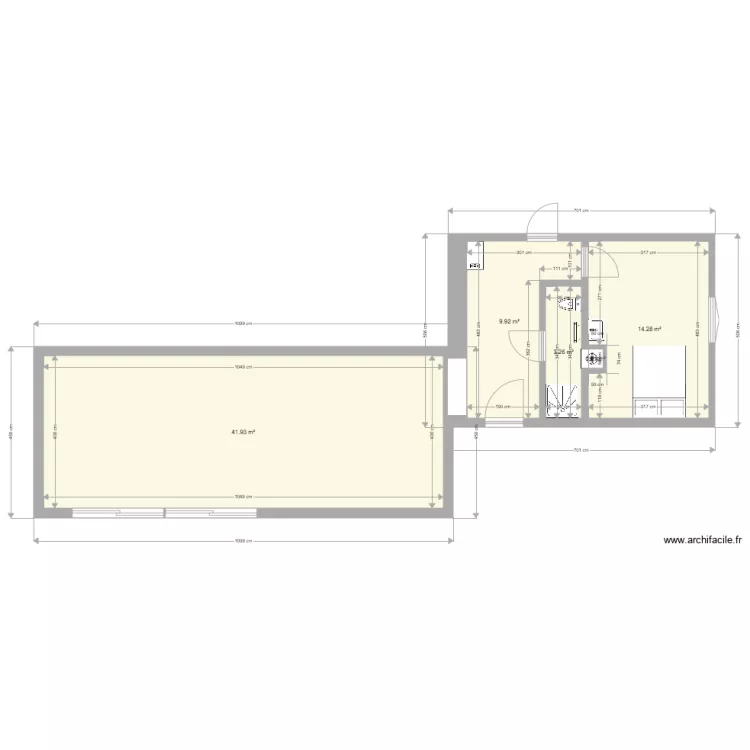 Rezdejardin. Plan de 