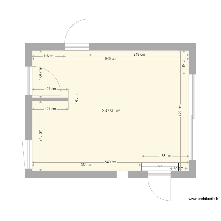 cusine annexe cotes . Plan de 0 pièce et 0 m2