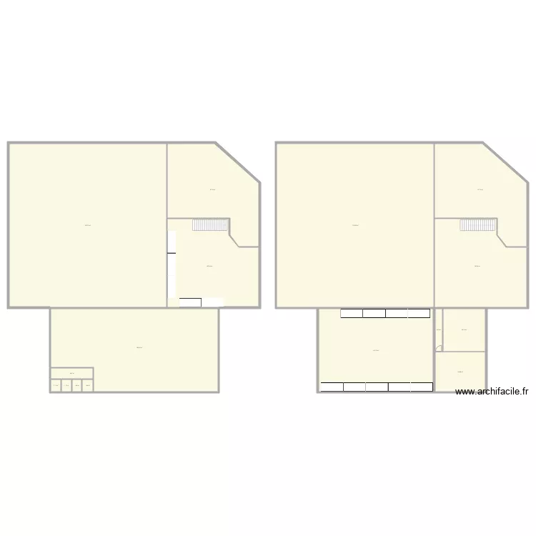 Nouveau local. Plan de 