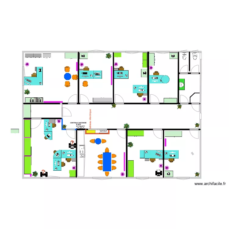 MEUBLES 1 ER ETAGE DE 22 novembre 2019. Plan de 