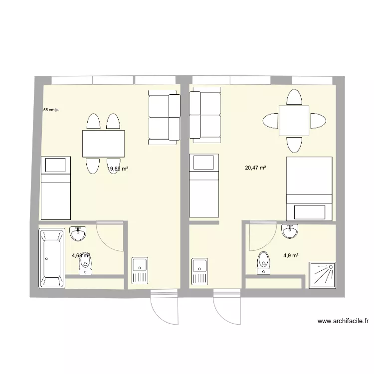 Continental 01. Plan de 