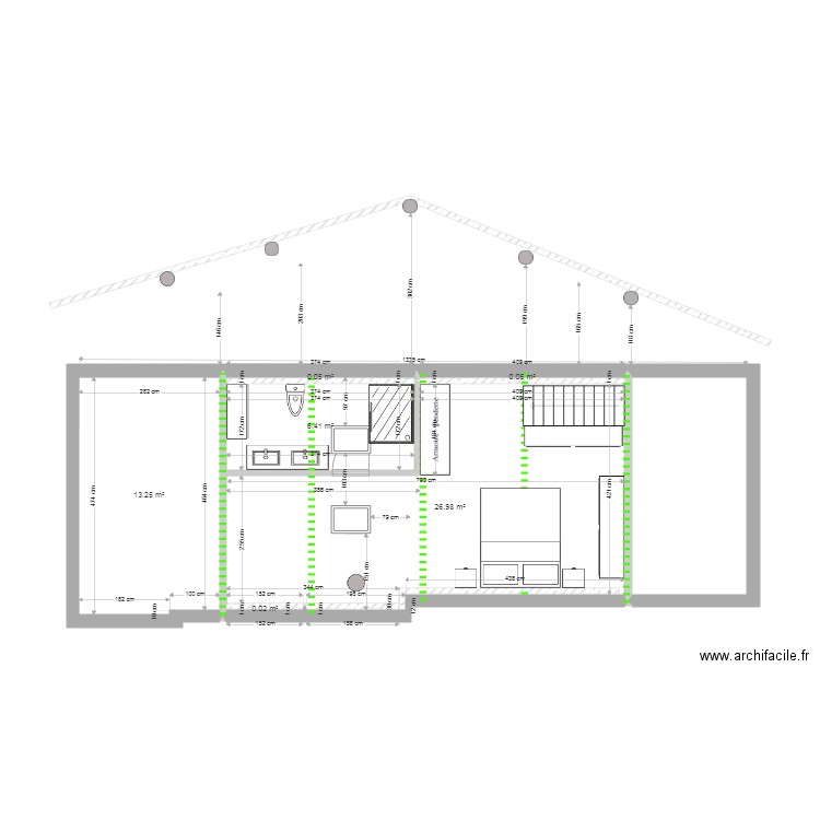 11 place de lHorloge second floor Plan C Long. Plan de 0 pièce et 0 m2