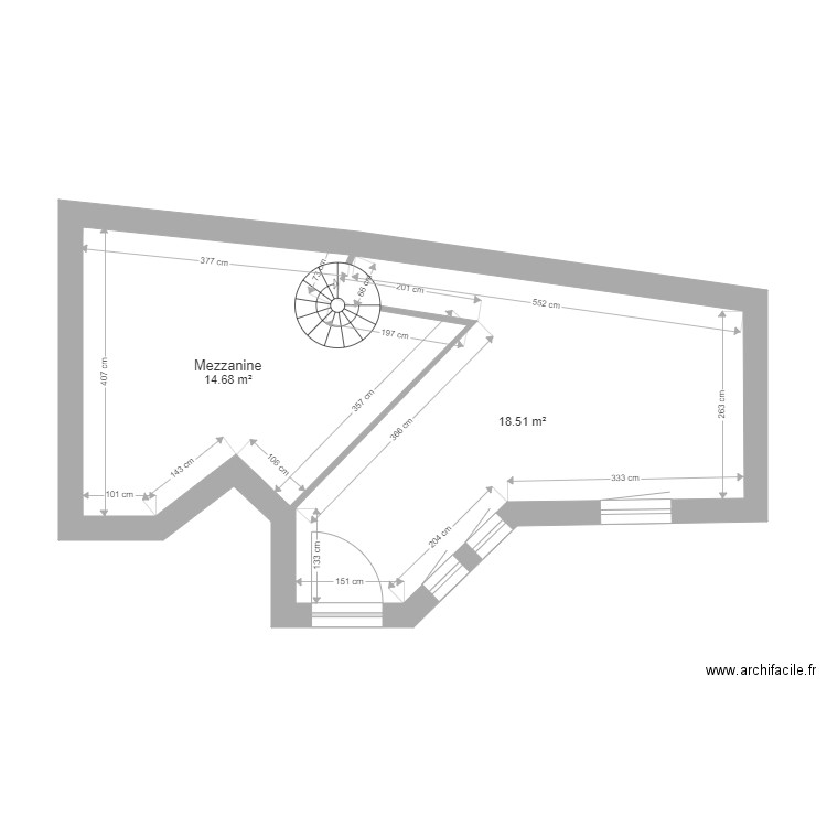 Goujon. Plan de 0 pièce et 0 m2