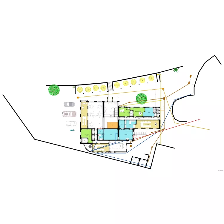 hotel les trois chenes modifi&eacute; version novembre 2017 VRD. Plan de 