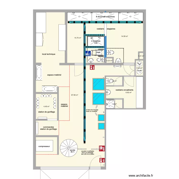 base nautique CSJC modification 1. Plan de 