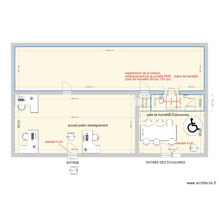 ATC FORMATION TRAVAUX  V2. Plan de 0 pièce et 0 m2