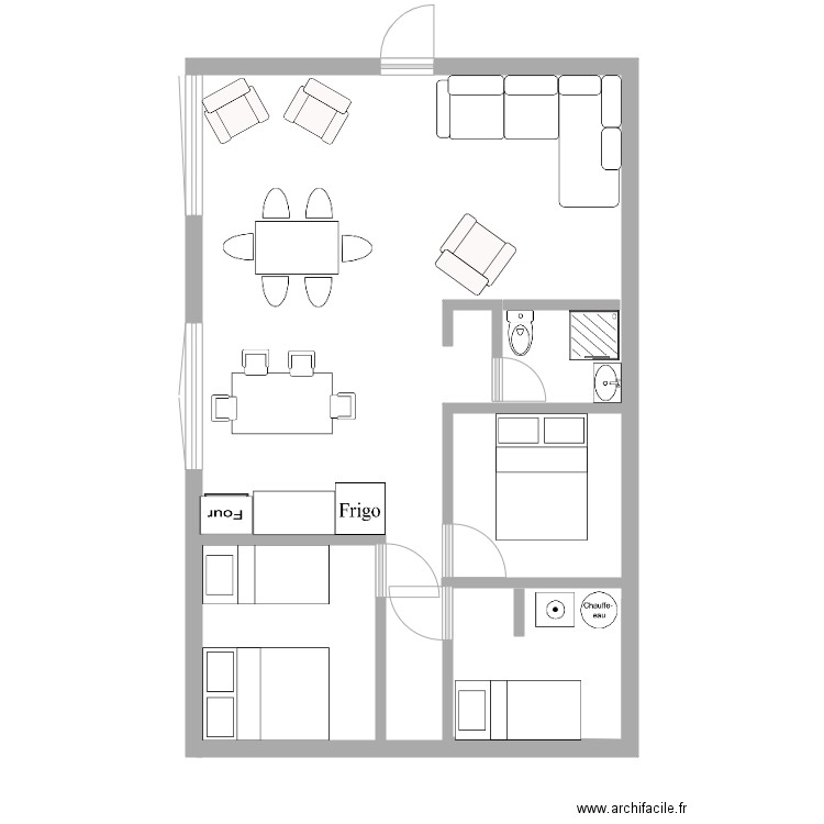 chalet Aylmer. Plan de 0 pièce et 0 m2