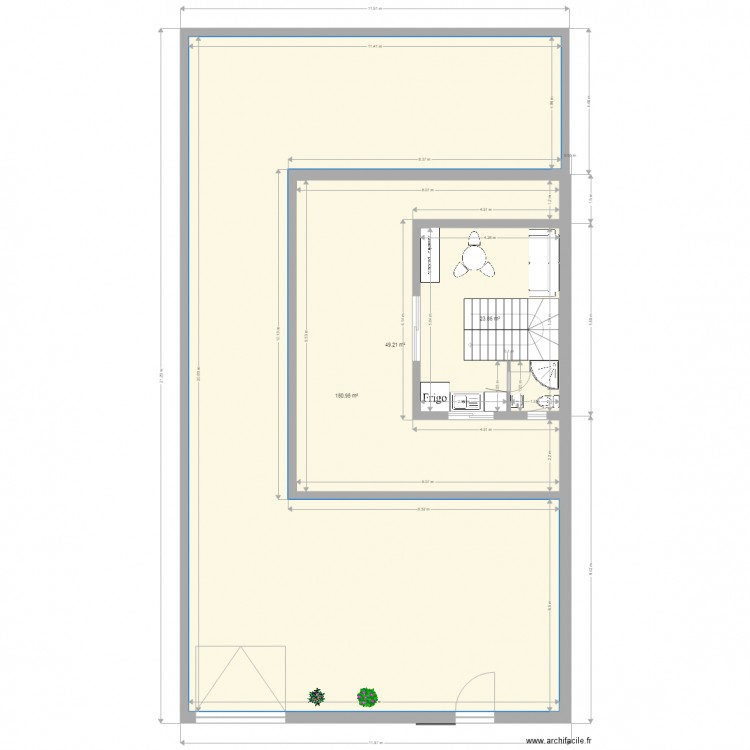 Duplex Hammamet Etage 2. Plan de 0 pièce et 0 m2