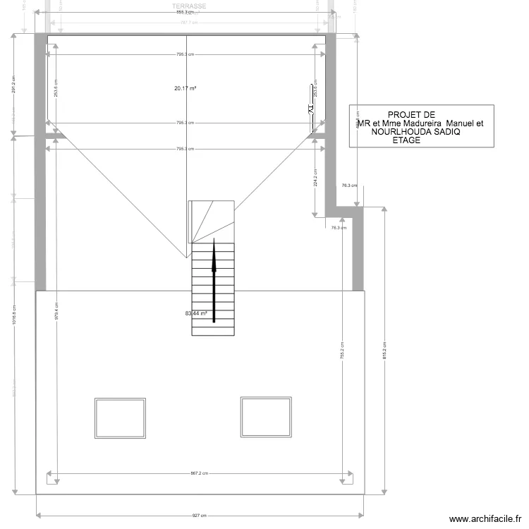 HESSERANGE B. Plan de 