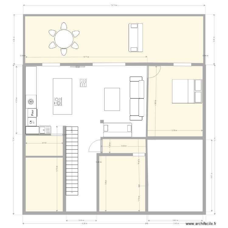 rdc prj2. Plan de 0 pièce et 0 m2