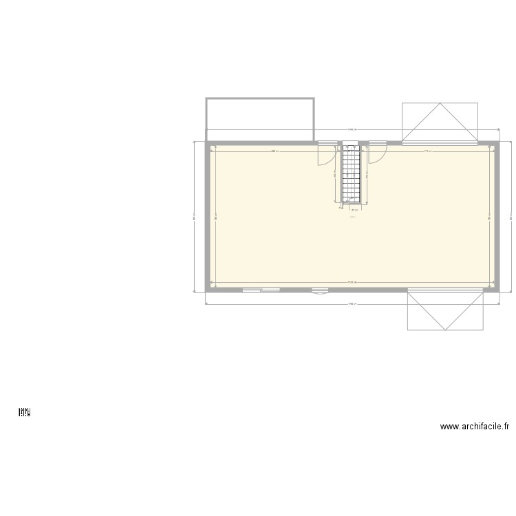 hangar 1b. Plan de 0 pièce et 0 m2