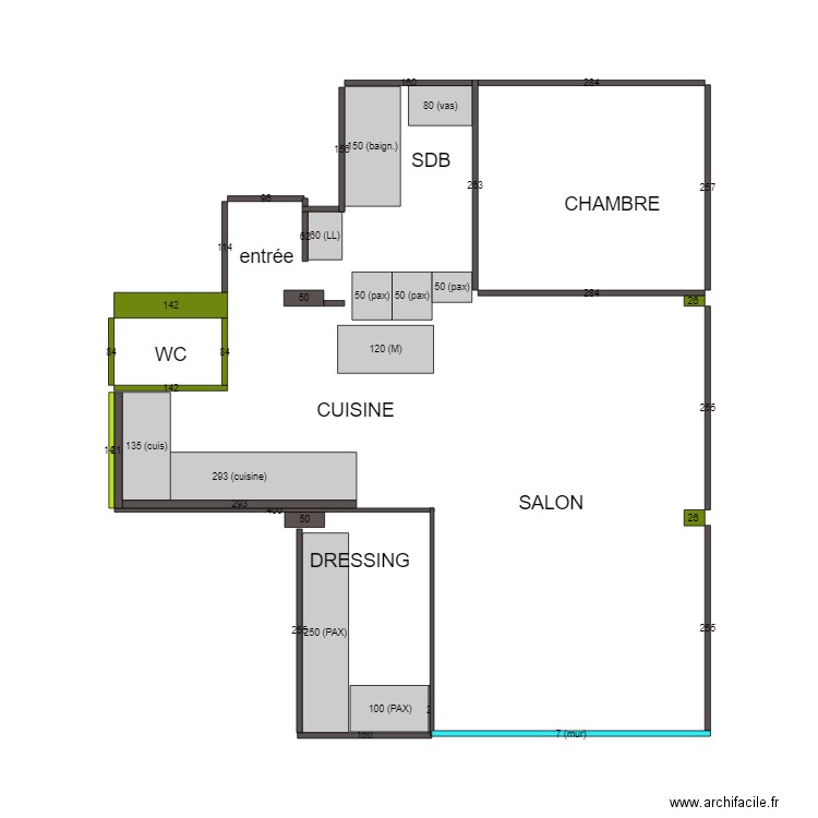 plan global. Plan de 0 pièce et 0 m2