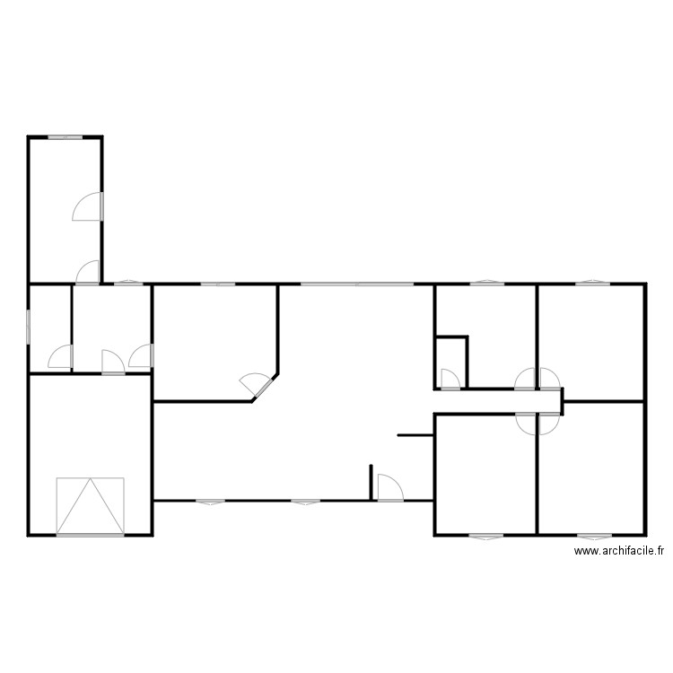 Maison Neuve. Plan de 0 pièce et 0 m2