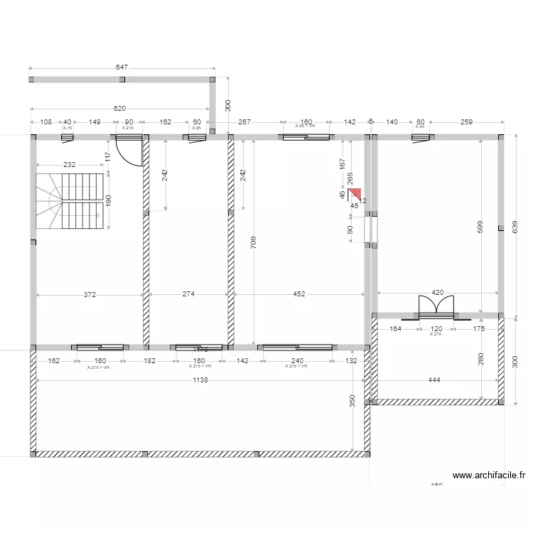 GOUMET ELEVATION RDC. Plan de 