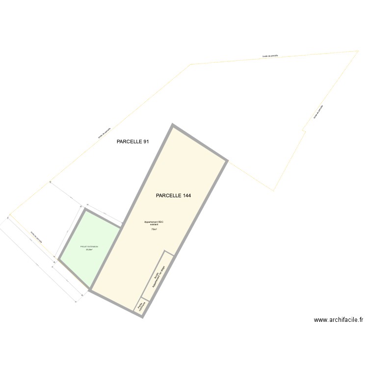 Cadastre. Plan de 0 pièce et 0 m2