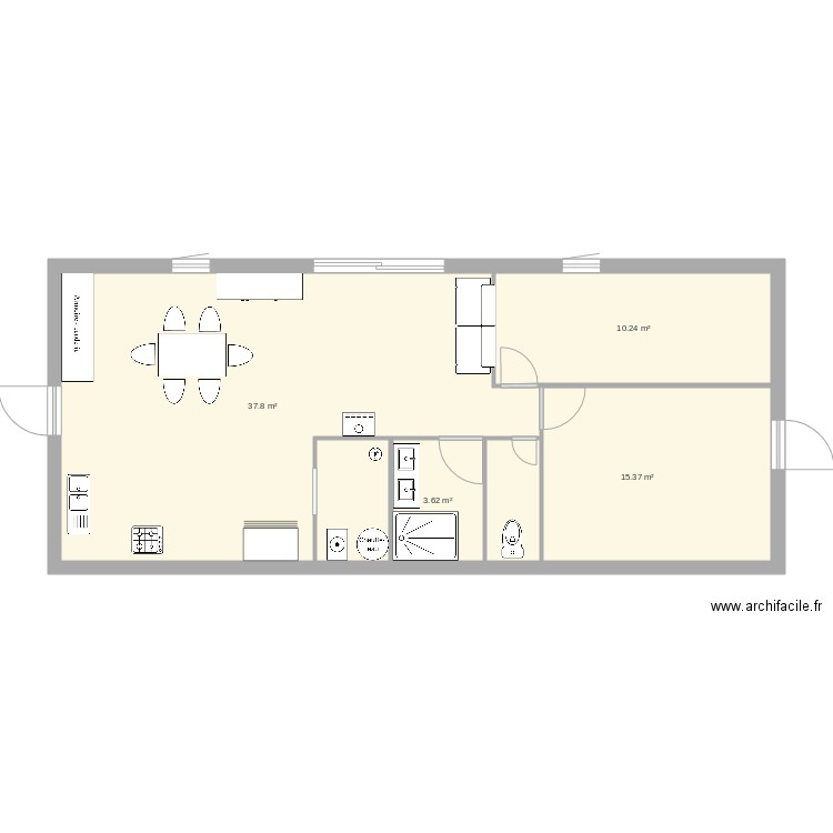 Grange. Plan de 0 pièce et 0 m2